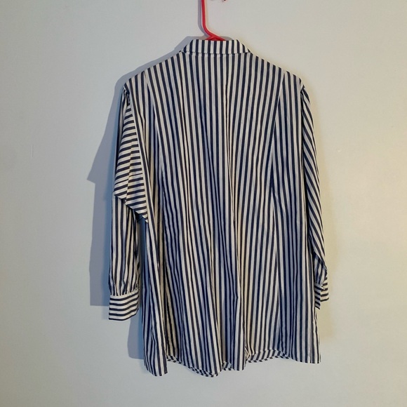 THAKOON Oversized Stripe Cotton Shirtdress - Picture 3 of 6
